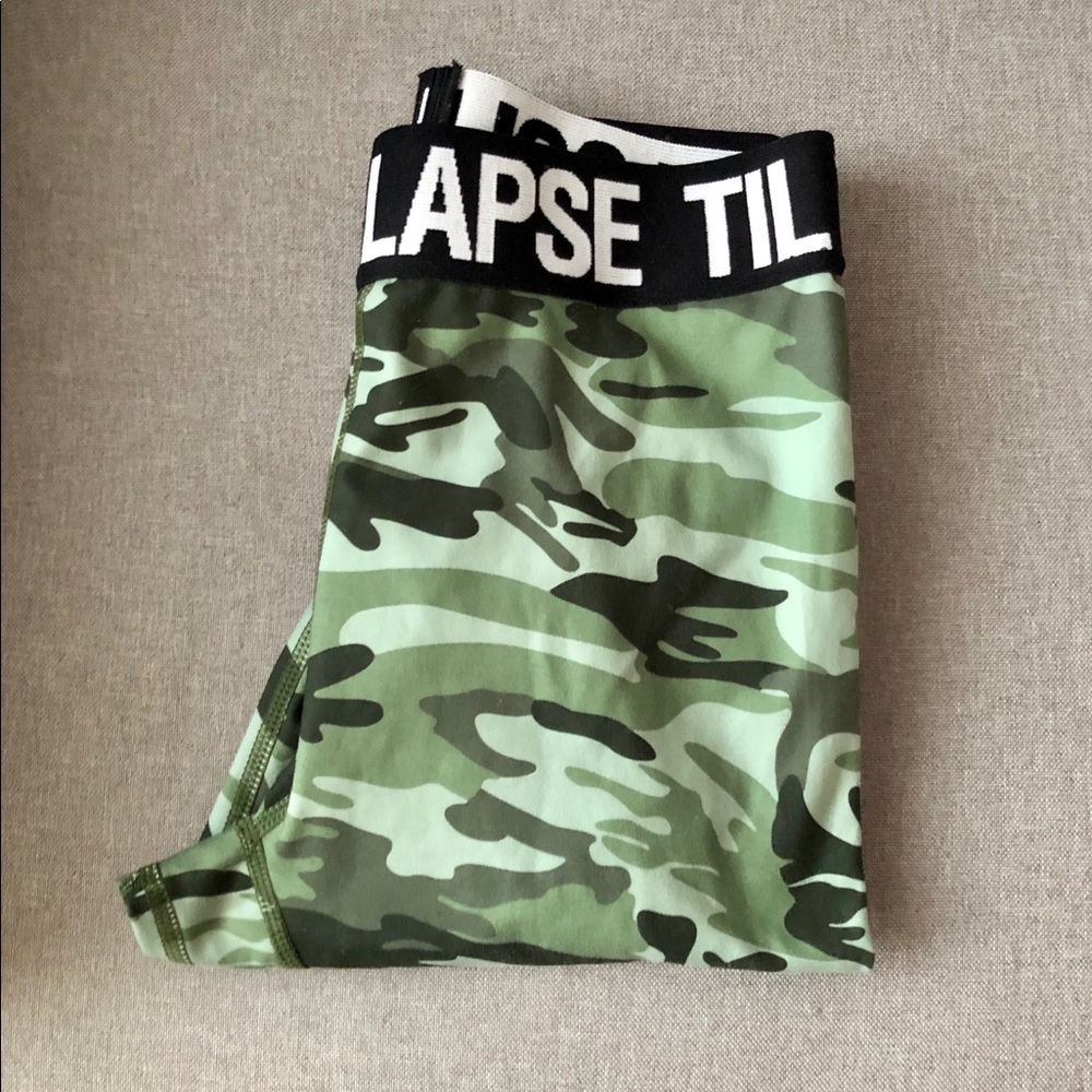 Til You Collapse Camo Leggings
